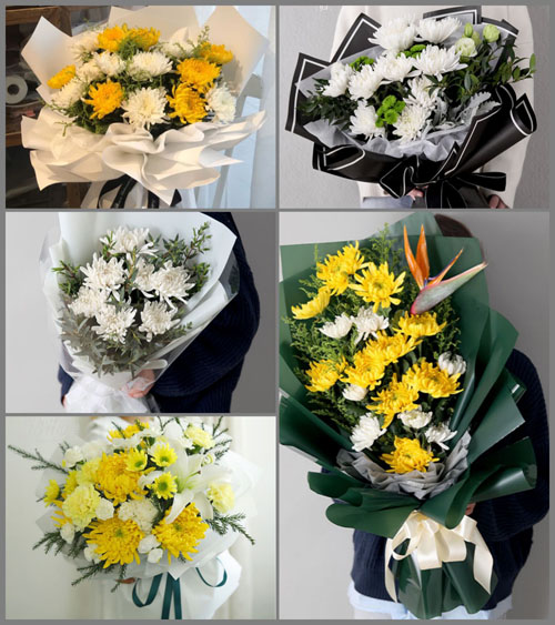 广东河源市东源县仙塘镇白事花束代送